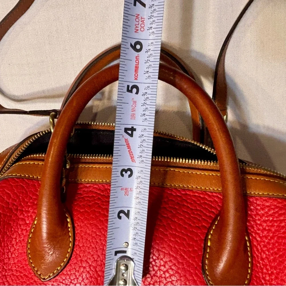 Vintage DOONEY & BOURKE R28 Red DR Speedy Satchel Handbag Purse 1980’s - Picture 12 of 12